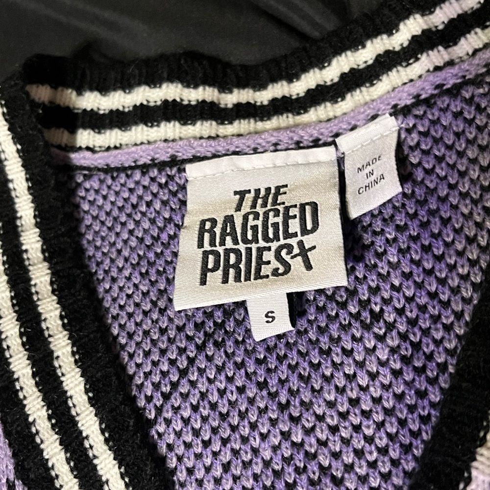 The Ragged Priest Purple Plaided Dress
